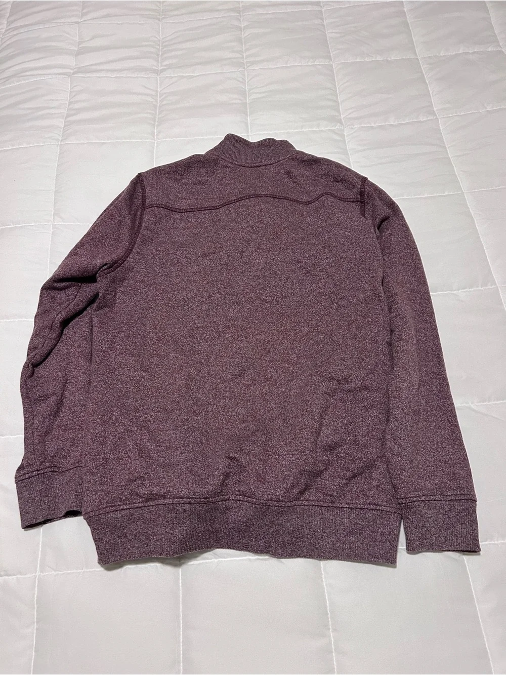 Travis Mathew Men's Maroon Cloud Quarter Zip-Up